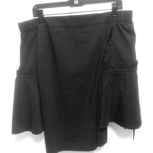 Off-shoulder bell-sleeve shirt